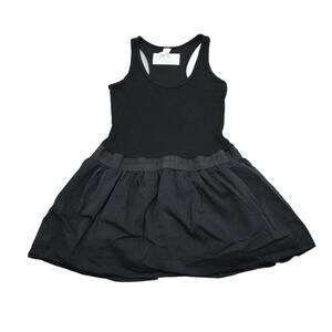 D Closet Dress Womens S Black Sleeveless Scoop Neck Flare Casual Mini Dress